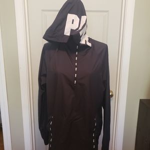 VS PINK WINDBREAKER ANORAK JACKET